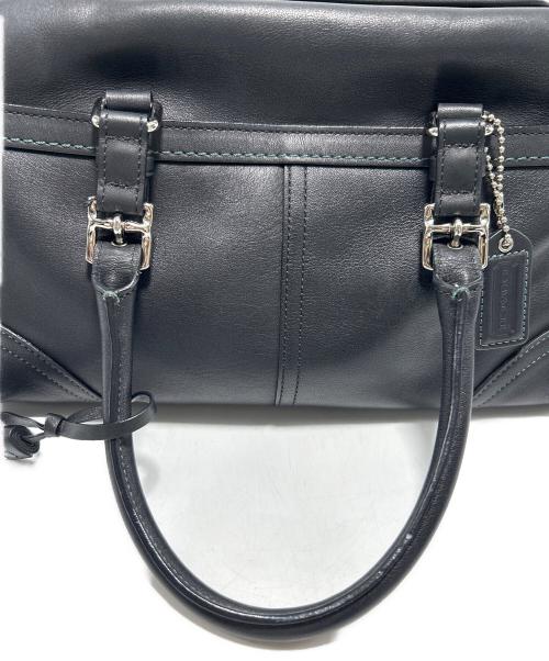 COACH（コーチ）COACH (コーチ) ミニボストンバッグ ブラックの古着・服飾アイテム