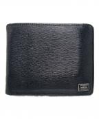 PORTERポーター）の古着「2つ折り財布」｜ブラック