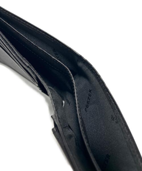 PORTER（ポーター）PORTER (ポーター) 2つ折り財布 ブラックの古着・服飾アイテム