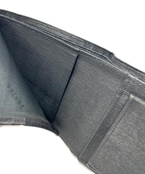 PORTER（ポーター）PORTER (ポーター) 2つ折り財布 ブラックの古着・服飾アイテム