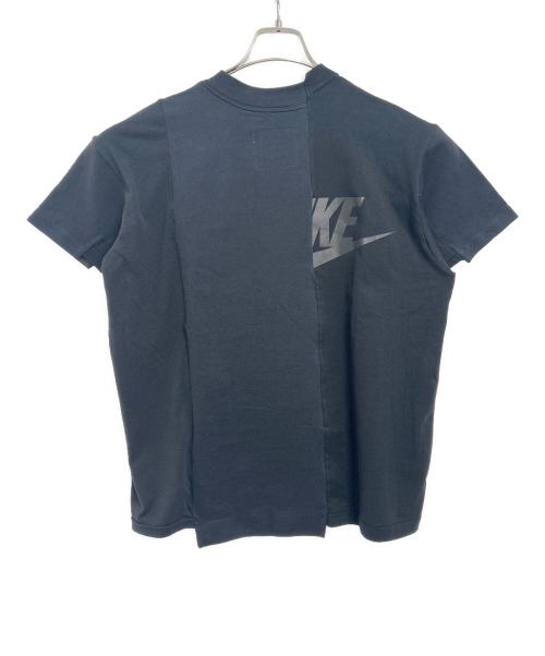 NIKE（ナイキ）NIKE (ナイキ) sacai (サカイ) 再構築ハイブリットTシャツ ブラック サイズ:Mの古着・服飾アイテム