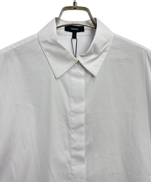 theory（セオリー）theory (セオリー) ロングスリーブシャツ ホワイト サイズ:L 未使用品の古着・服飾アイテム