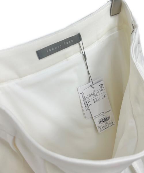 theory luxe（セオリーリュクス）theory luxe (セオリーリュクス) ロングスカート ホワイト サイズ:40 未使用品の古着・服飾アイテム