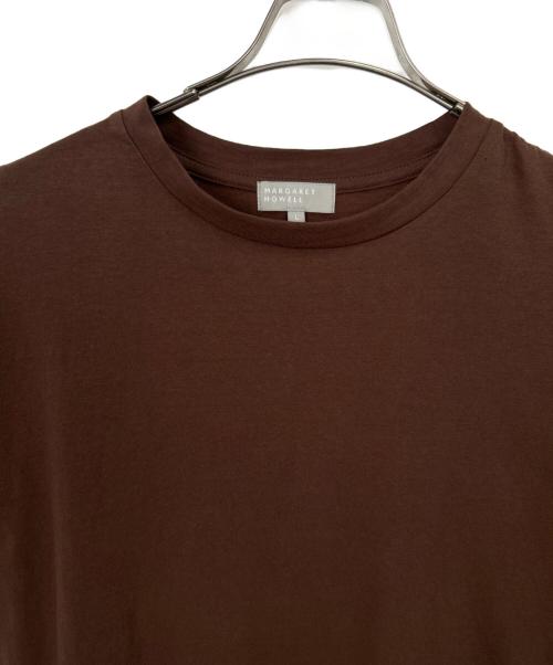 MARGARET HOWELL（マーガレットハウエル）MARGARET HOWELL (マーガレットハウエル) 半袖カットソー ブラウン サイズ:Lの古着・服飾アイテム