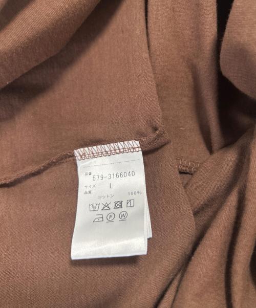 MARGARET HOWELL（マーガレットハウエル）MARGARET HOWELL (マーガレットハウエル) 半袖カットソー ブラウン サイズ:Lの古着・服飾アイテム