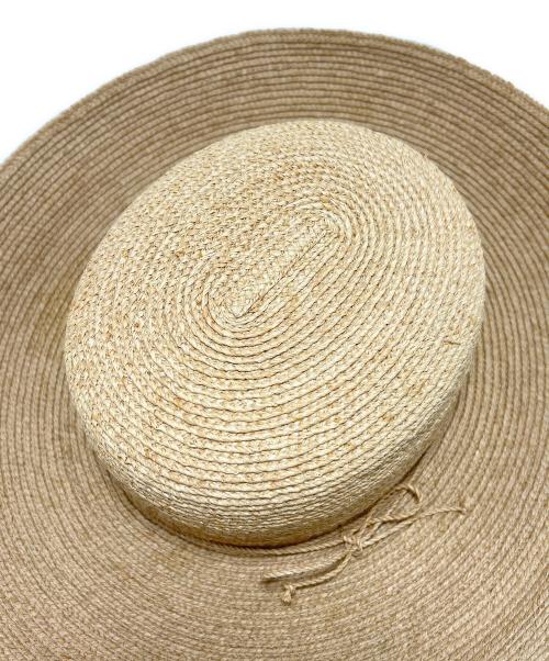 HELEN KAMINSKI（ヘレンカミンスキー）HELEN KAMINSKI (ヘレンカミンスキー) ラフィアハット ナチュラル サイズ:1の古着・服飾アイテム