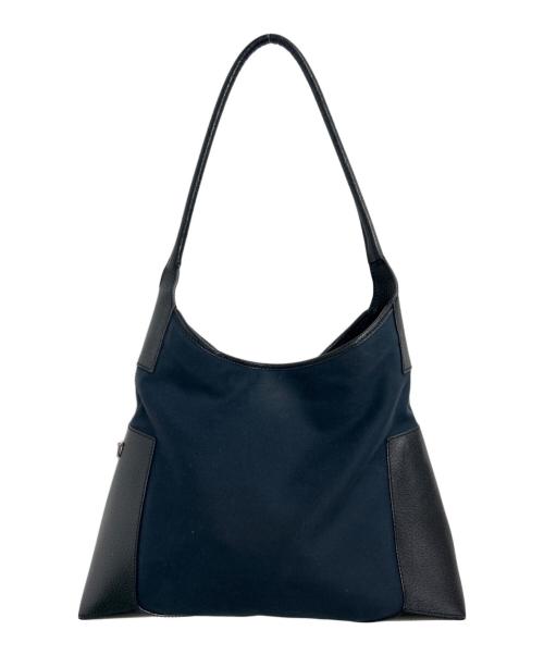 Salvatore Ferragamo（サルヴァトーレ フェラガモ）Salvatore Ferragamo (サルヴァトーレ フェラガモ) ワンショルダーバッグ ネイビー×ブラックの古着・服飾アイテム