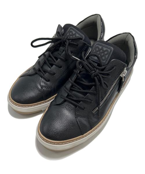 fitfit（フィットフィット）fitfit (フィットフィット) スニーカー ブラック×ホワイト サイズ:23.5の古着・服飾アイテム