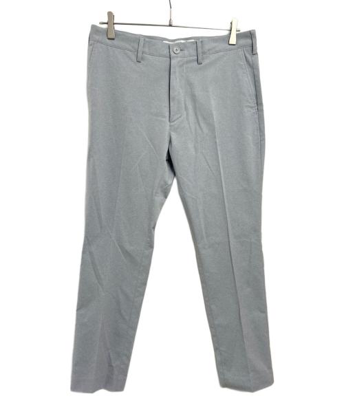 LACOSTE（ラコステ）LACOSTE (ラコステ) オックスフォードセンタークリーススラックス グレー サイズ:42 未使用品の古着・服飾アイテム