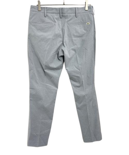 LACOSTE（ラコステ）LACOSTE (ラコステ) オックスフォードセンタークリーススラックス グレー サイズ:42 未使用品の古着・服飾アイテム