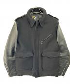 FATエフエーティー）の古着「スタジャン」｜ブラック