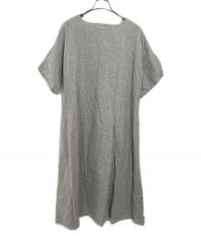 08MAB（ゼロハチマブ）の古着「サイドボタンリネンワンピース」｜ベージュ