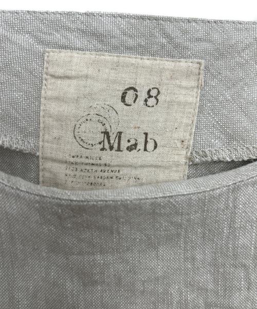 08MAB（ゼロハチマブ）08MAB (ゼロハチマブ) サイドボタンリネンワンピース ベージュ サイズ:Fの古着・服飾アイテム
