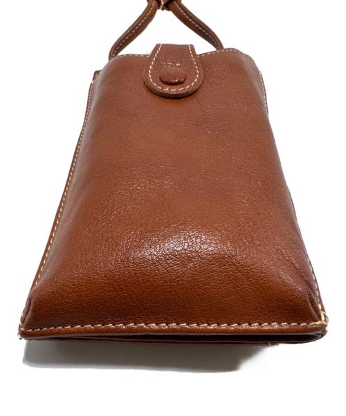 zucchero filato（ズッケロフィラート）zucchero filato (ズッケロフィラート) ショルダーポーチ ブラウンの古着・服飾アイテム