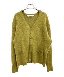 NONSAPIENS（ノンサピエンス）の古着「モヘア混カーディガン」｜カーキ