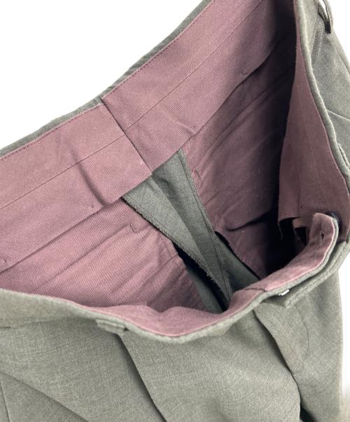 KOLOR（カラー）KOLOR (カラー) 2タックパンツ グリーン系 サイズ:2の古着・服飾アイテム