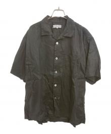 CAHLUMN（カウラム）の古着「半袖リネンシャツ」｜ブラック