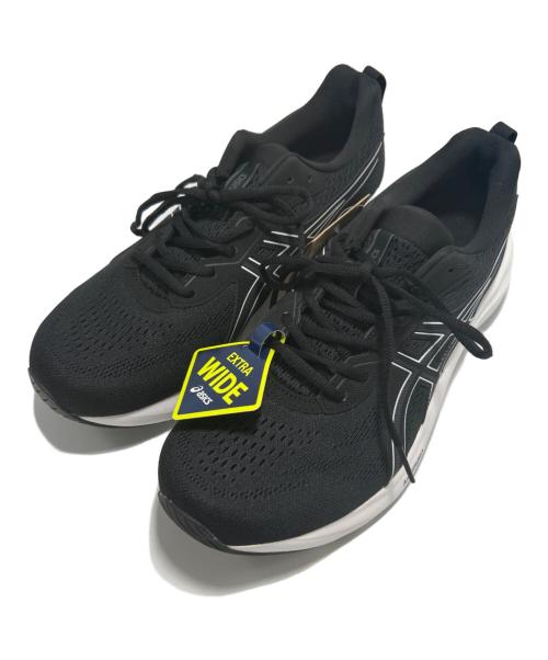 asics（アシックス）asics (アシックス) ランニングシューズ ブラック×ホワイト サイズ:28 未使用品の古着・服飾アイテム