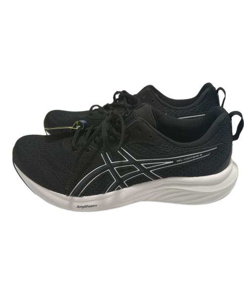 asics（アシックス）asics (アシックス) ランニングシューズ ブラック×ホワイト サイズ:28 未使用品の古着・服飾アイテム