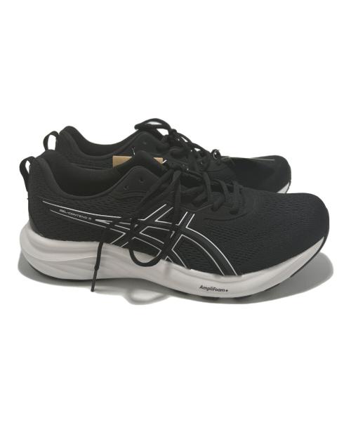 asics（アシックス）asics (アシックス) ランニングシューズ ブラック×ホワイト サイズ:28 未使用品の古着・服飾アイテム
