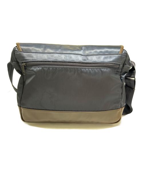 PORTER（ポーター）PORTER (ポーター) ショルダーバッグ ネイビー×ブラウンの古着・服飾アイテム