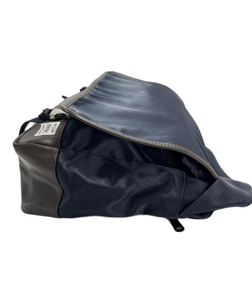 PORTER（ポーター）PORTER (ポーター) ショルダーバッグ ネイビー×ブラウンの古着・服飾アイテム