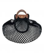 LONGCHAMP×FILTロンシャン×フィルト）の古着「ショルダーバッグ」｜ブラック×ブラウン