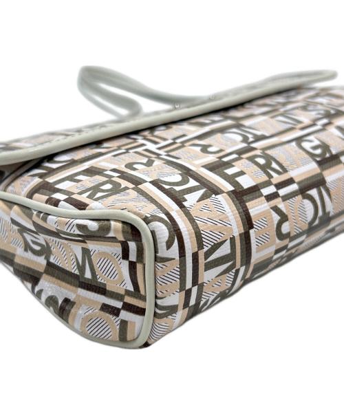 Salvatore Ferragamo（サルヴァトーレ フェラガモ）Salvatore Ferragamo (サルヴァトーレ フェラガモ) アクセサリーポーチ ホワイトの古着・服飾アイテム