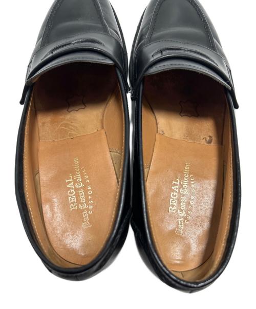 REGAL（リーガル）REGAL (リーガル) コインローファー ブラック サイズ:24 1/2 EEの古着・服飾アイテム