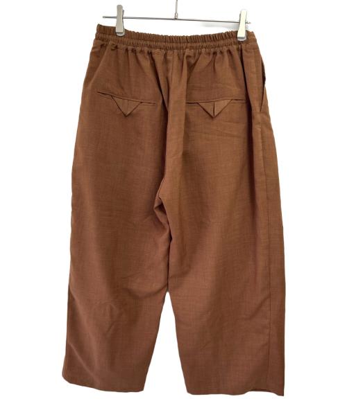 SASQUATCHfabrix.（サスクワッチファブリックス）SASQUATCHfabrix. (サスクワッチファブリックス) ワイドパンツスラックス ブラウン サイズ:Lの古着・服飾アイテム