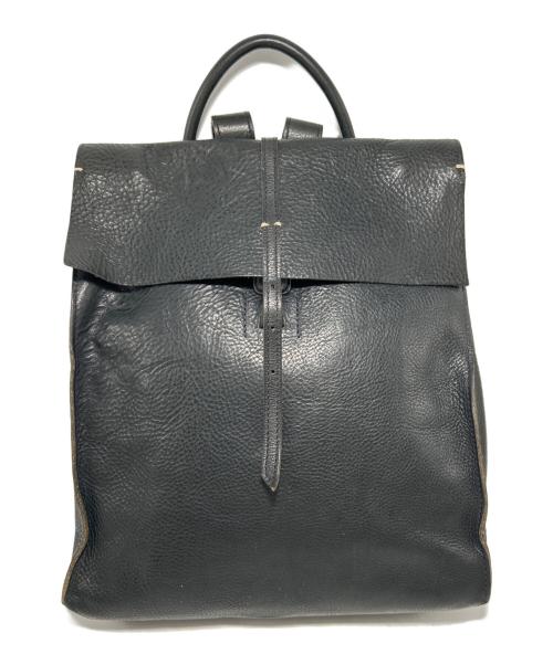 genten（ゲンテン）genten (ゲンテン) レザーリュック ブラックの古着・服飾アイテム
