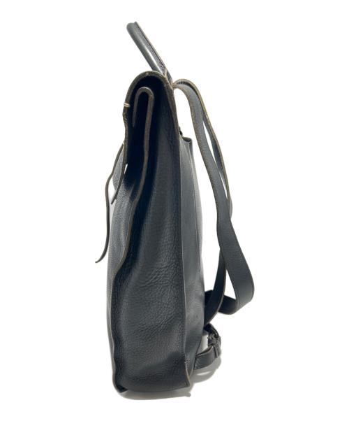 genten（ゲンテン）genten (ゲンテン) レザーリュック ブラックの古着・服飾アイテム