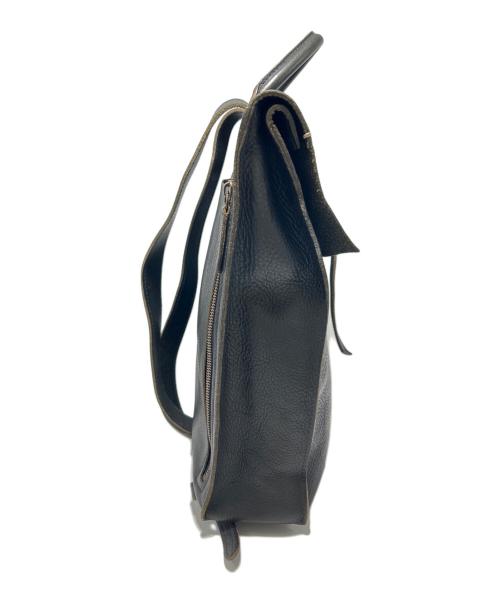 genten（ゲンテン）genten (ゲンテン) レザーリュック ブラックの古着・服飾アイテム