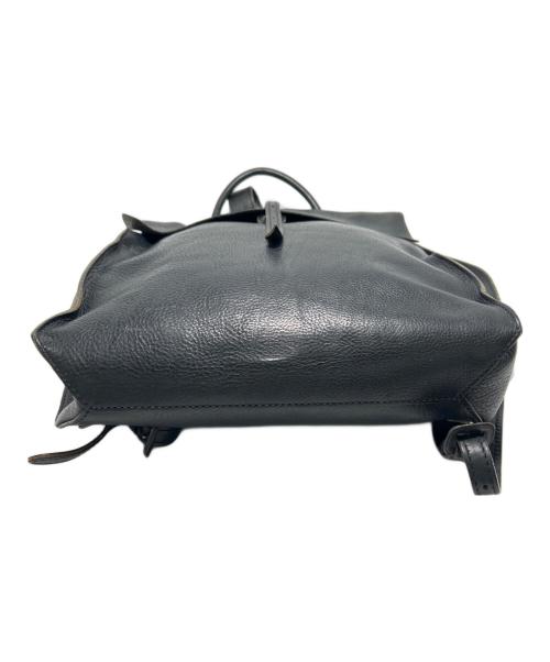 genten（ゲンテン）genten (ゲンテン) レザーリュック ブラックの古着・服飾アイテム