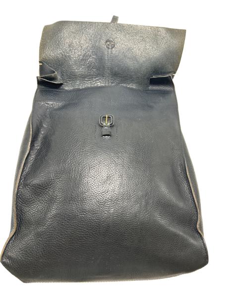 genten（ゲンテン）genten (ゲンテン) レザーリュック ブラックの古着・服飾アイテム