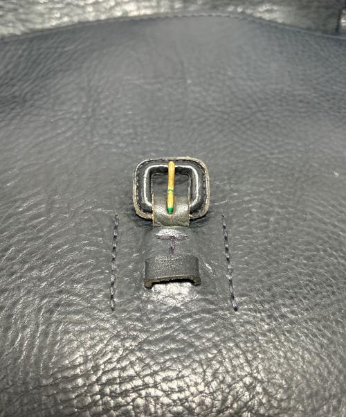 genten（ゲンテン）genten (ゲンテン) レザーリュック ブラックの古着・服飾アイテム