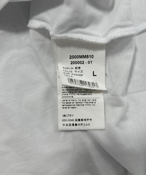 MSGM（エムエスジーエム）MSGM (エムエスジーエム) 半袖カットソー ホワイト サイズ:Lの古着・服飾アイテム