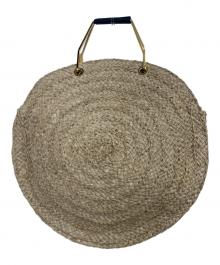 VIOLAd'ORO（ヴィオラドーロ）の古着「サークルカゴバッグ」｜ベージュ