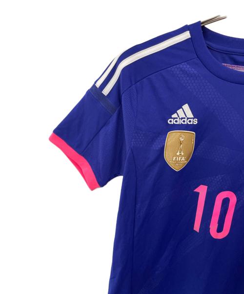 adidas（アディダス）adidas (アディダス) ゲームシャツ ブルー サイズ:Mの古着・服飾アイテム