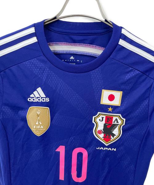 adidas（アディダス）adidas (アディダス) ゲームシャツ ブルー サイズ:Mの古着・服飾アイテム