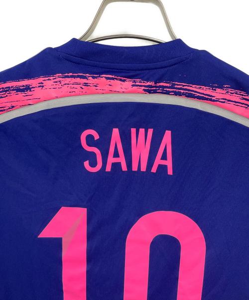 adidas（アディダス）adidas (アディダス) ゲームシャツ ブルー サイズ:Mの古着・服飾アイテム