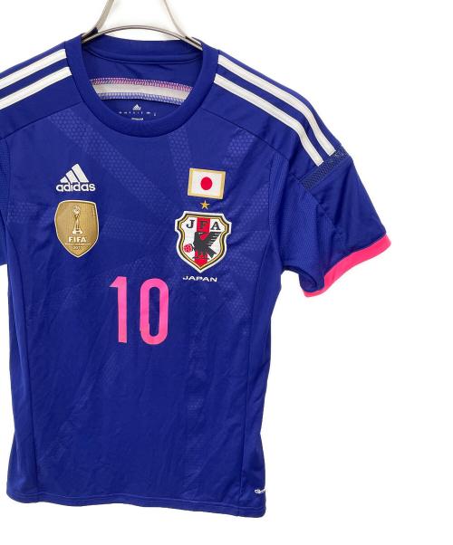adidas（アディダス）adidas (アディダス) ゲームシャツ ブルー サイズ:Mの古着・服飾アイテム