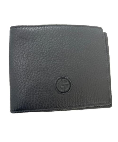 GIORGIO ARMANI（ジョルジョアルマーニ）GIORGIO ARMANI (ジョルジョアルマーニ) 札入れ ブラックの古着・服飾アイテム