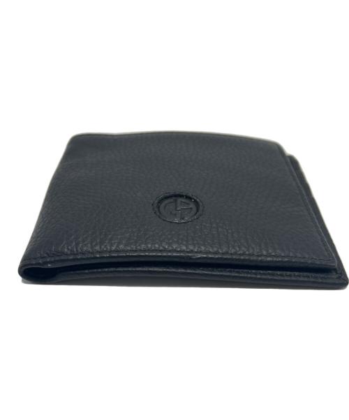 GIORGIO ARMANI（ジョルジョアルマーニ）GIORGIO ARMANI (ジョルジョアルマーニ) 札入れ ブラックの古着・服飾アイテム