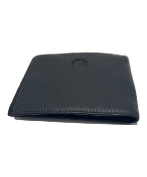 GIORGIO ARMANI（ジョルジョアルマーニ）GIORGIO ARMANI (ジョルジョアルマーニ) 札入れ ブラックの古着・服飾アイテム