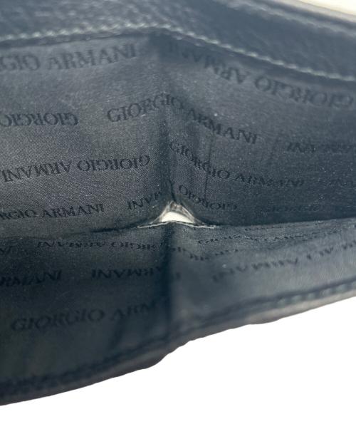 GIORGIO ARMANI（ジョルジョアルマーニ）GIORGIO ARMANI (ジョルジョアルマーニ) 札入れ ブラックの古着・服飾アイテム