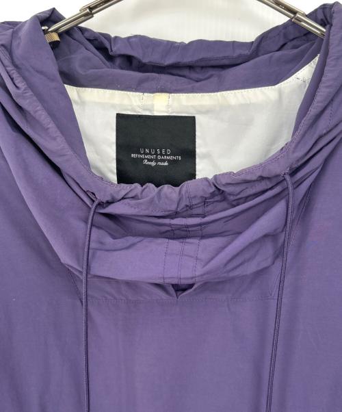 UNUSED（アンユーズド）UNUSED (アンユーズド) アノラックパーカー パープル サイズ:3の古着・服飾アイテム