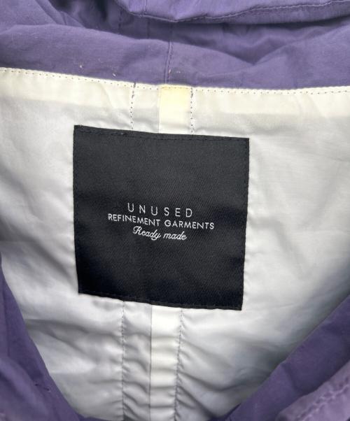 UNUSED（アンユーズド）UNUSED (アンユーズド) アノラックパーカー パープル サイズ:3の古着・服飾アイテム