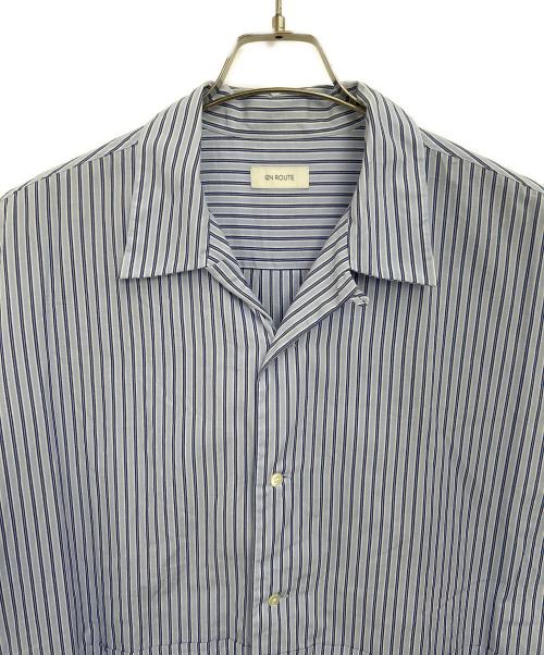 eN ROUTE（アンルート）eN ROUTE (アンルート) 半袖シャツ ブルー サイズ:2の古着・服飾アイテム