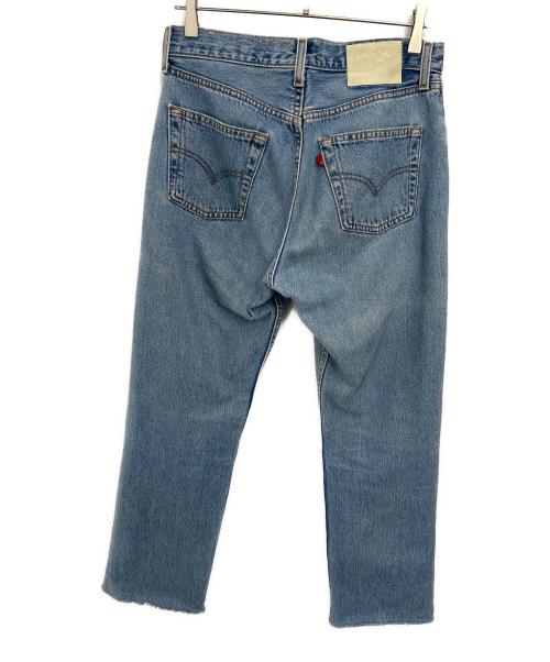 UNUSED（アンユーズド）UNUSED (アンユーズド) サイドラインデニムパンツ インディゴ サイズ:30の古着・服飾アイテム